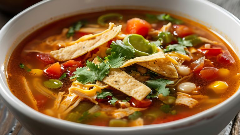 The Simplest Method for Thickening Tortilla Soup