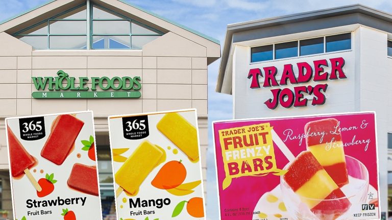 Whole Foods vs. Trader Joe's: Which Brand Offers the Best Fruit Popsicles?